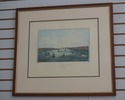 F70655: Set of 7 Vintage Framed Colored Engravings