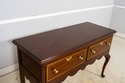 70308: HENKEL HARRIS Queen Anne 2 Drawer Mahogany 