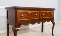 70308: HENKEL HARRIS Queen Anne 2 Drawer Mahogany 