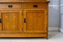 70248: STICKLEY Arts & Crafts Mission Oak Leaded G
