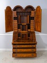 70256: English Double Dome Top Bureau Cabinet Secr