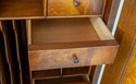 70256: English Double Dome Top Bureau Cabinet Secr