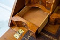 70256: English Double Dome Top Bureau Cabinet Secr