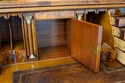 70256: English Double Dome Top Bureau Cabinet Secr