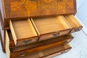 70256: English Double Dome Top Bureau Cabinet Secr