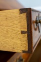 70256: English Double Dome Top Bureau Cabinet Secr