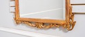 70324: Italian Distressed Gold Finish Carved Mirro