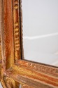 70324: Italian Distressed Gold Finish Carved Mirro