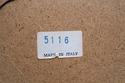 70324: Italian Distressed Gold Finish Carved Mirro