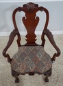 L61575EC: KINDEL Winterthur Mahogany Clawfoot Armc