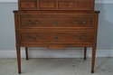 F65739EC: Vintage French Louis XVI Oak Secretary D