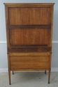 F65739EC: Vintage French Louis XVI Oak Secretary D