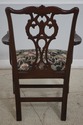 65932EC: Pair Vintage Rococo Chippendale Mahogany 