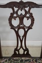 65932EC: Pair Vintage Rococo Chippendale Mahogany 