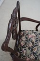 65932EC: Pair Vintage Rococo Chippendale Mahogany 