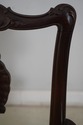 65932EC: Pair Vintage Rococo Chippendale Mahogany 