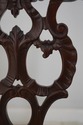 65932EC: Pair Vintage Rococo Chippendale Mahogany 