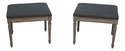 65941EC: Pair French Louis XVI Vintage Stools Or O