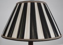 74802: Carved Wood Column Floor Lamp w. Shade