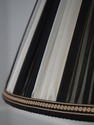 74802: Carved Wood Column Floor Lamp w. Shade