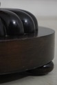 74802: Carved Wood Column Floor Lamp w. Shade