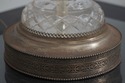 F62508: Pair Vintage Crystal Prism Table Lamps