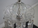 F62508: Pair Vintage Crystal Prism Table Lamps