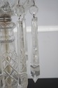 F62508: Pair Vintage Crystal Prism Table Lamps