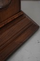 F75230: Walnut Finish 2 Door Hexagonal Curio Displ