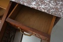 F75196: Antique French Art Nouveau Marble Top Buff