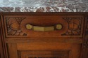 F75196: Antique French Art Nouveau Marble Top Buff