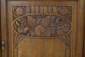F75196: Antique French Art Nouveau Marble Top Buff