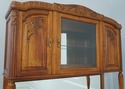 F75196: Antique French Art Nouveau Marble Top Buff