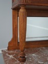 F75196: Antique French Art Nouveau Marble Top Buff