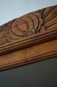 F75196: Antique French Art Nouveau Marble Top Buff