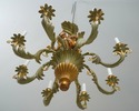 F75259: Italian Whimsical Monkey Motif Chandelier