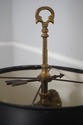 F75247: CHAPMAN Brass Regency Style Swan 3 Arm Can