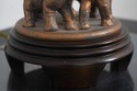 F75245: Stunning Metal Elephant Toleware Lamp w. S