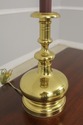 LF57404EC: Brass Base Tall Lamp w. Shade