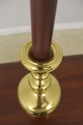 LF57404EC: Brass Base Tall Lamp w. Shade