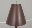 LF57404EC: Brass Base Tall Lamp w. Shade