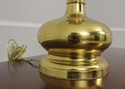 LF57404EC: Brass Base Tall Lamp w. Shade