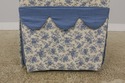 57422EC: Pair Custom Made Upholstered Square Ottom