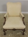 57395EC: DREXEL HERITAGE Chippendale Chair & Ottom