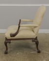 57395EC: DREXEL HERITAGE Chippendale Chair & Ottom