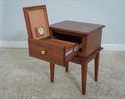 F61834EC: Custom Crafted Cherry Humidor Nightstand