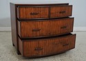 L70319: Pair ETHAN ALLEN Bamboo Bow Front Chests