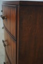 L70319: Pair ETHAN ALLEN Bamboo Bow Front Chests