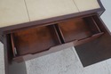 70315: KREISS Leather Surface Mahogany Modern Cons