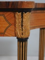 L70316: HENREDON Satinwood Neoclassical Console Ta